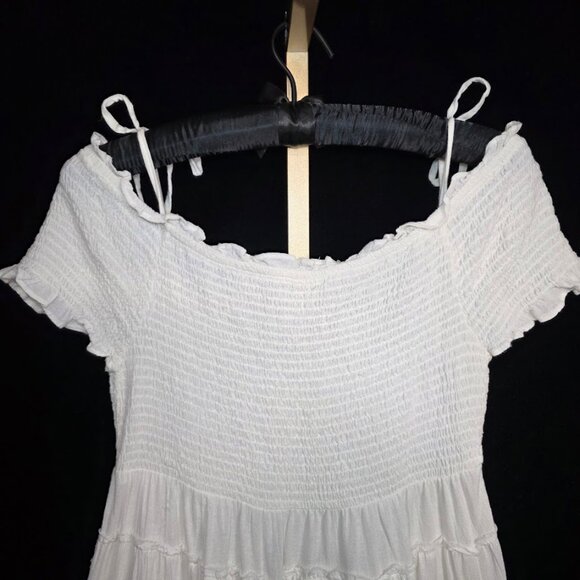 Free People Happy With You Mini Dress White M - Picture 7 of 11